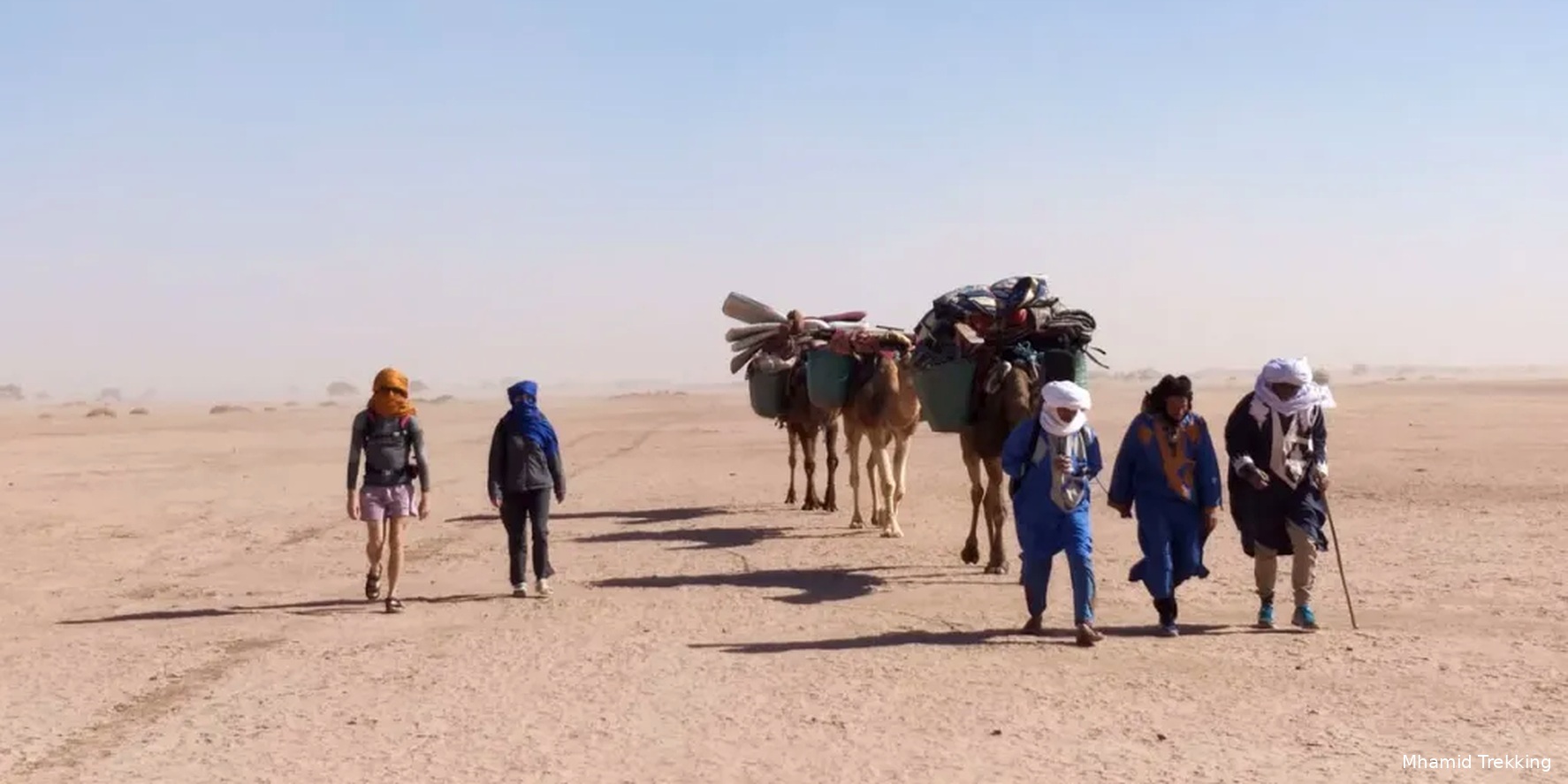 Trek de plusieurs jours dans le désert marocain